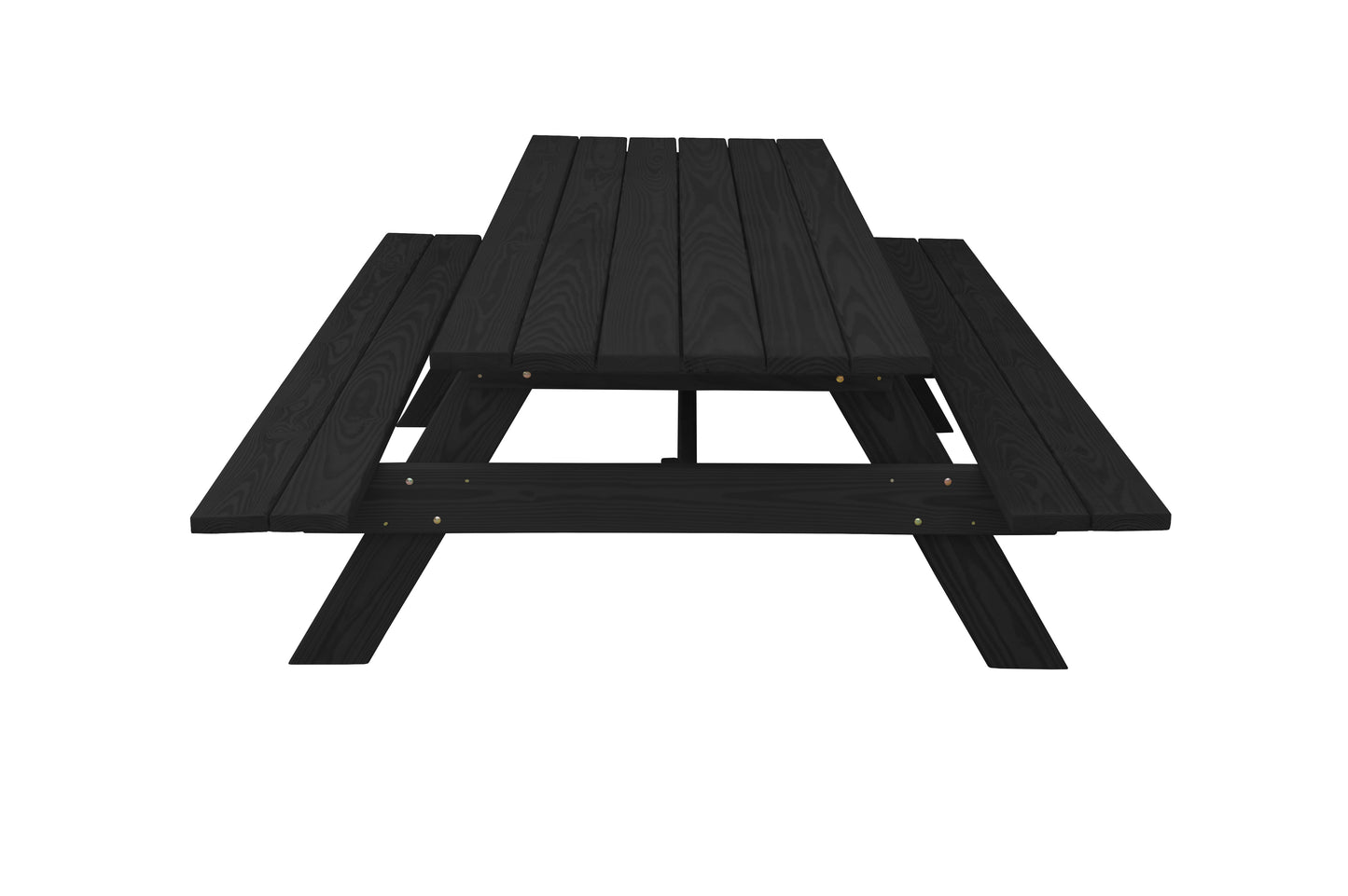 A&L Furniture Co. Pressure Treated Pine 8' Heavy Duty Park Picnic Table - Specify for FREE 2" Umbrella Hole - LEAD TIME TO SHIP 10 BUSINESS DAYS
