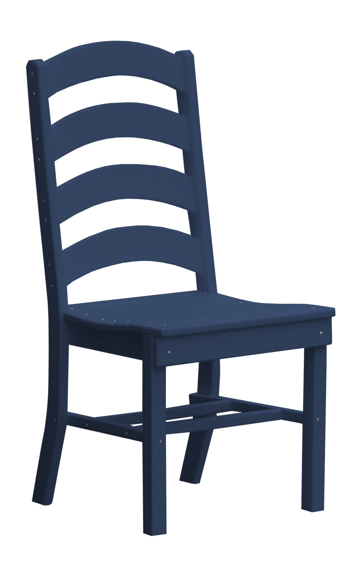 Bryton Park Poly Furniture Recycled Plastic Ladderback Dining Chair - LEAD TIME TO SHIP 10 BUSINESS DAYS