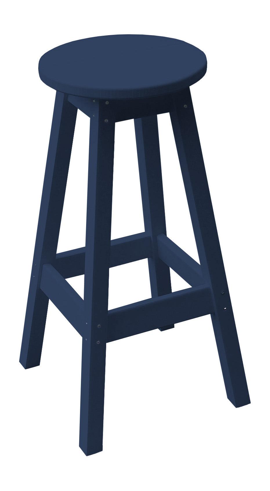 Bryton Park Poly Furniture Recycled Plastic Bar Stool (BAR HEIGHT) - LEAD TIME TO SHIP 10 BUSINESS DAYS