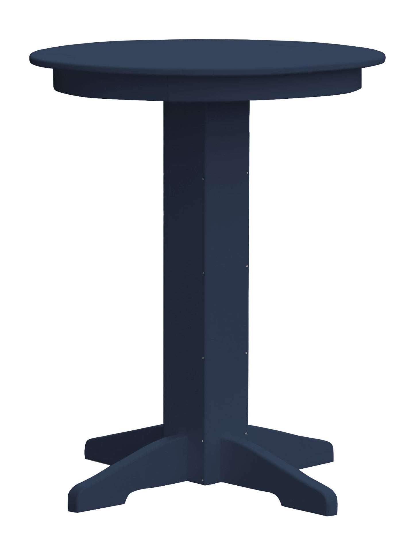 Bryton Park Poly Furniture Recycled Plastic 33" Round Bar Table (BAR HEIGHT) - LEAD TIME TO SHIP 2 WEEKS OR LESS