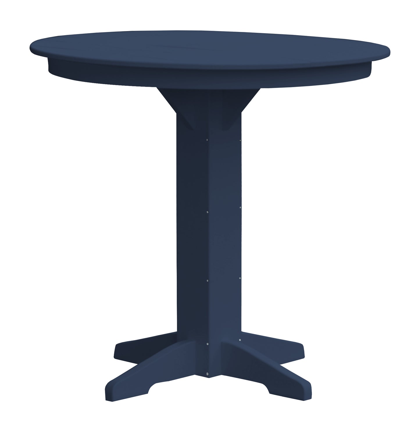 Bryton Park Poly Furniture Recycled Plastic 44" Round Bar Table (BAR HEIGHT) - LEAD TIME TO SHIP 10 BUSINESS DAYS