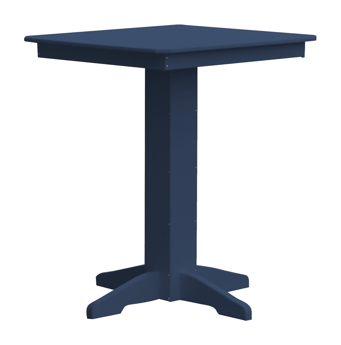 Bryton Park Poly Furniture Recycled Plastic 33" Square Bar Table (BAR HEIGHT) - LEAD TIME TO SHIP 10 BUSINESS DAYS