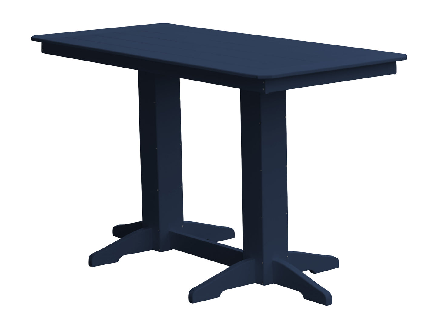 Bryton Park Poly Furniture Recycled Plastic 6' Bar Table (BAR HEIGHT) - LEAD TIME TO SHIP 10 BUSINESS DAYS