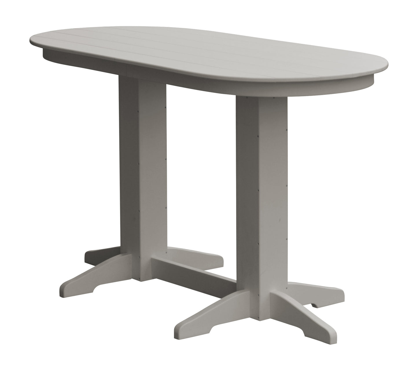 Bryton Park Poly Furniture Recycled Plastic 6' Oval Bar Table (BAR HEIGHT) - LEAD TIME TO SHIP 10 BUSINESS DAYS