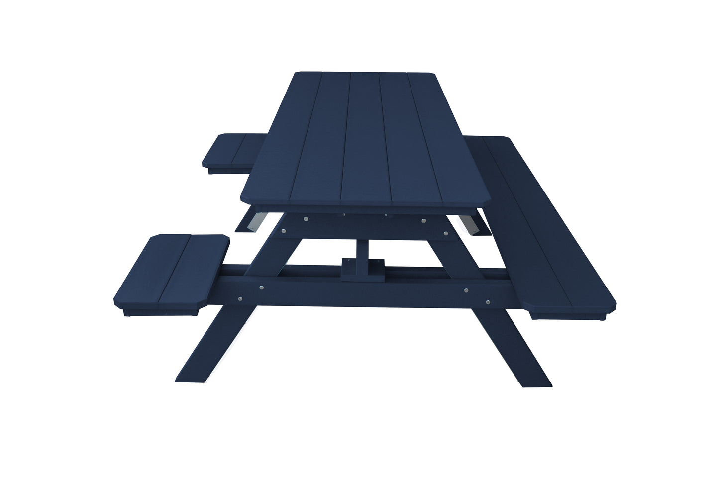 Bryton Park Poly Furniture Recycled Plastic ADA Compliant 6' Picnic Table - LEAD TIME TO SHIP 10 BUSINESS DAYS