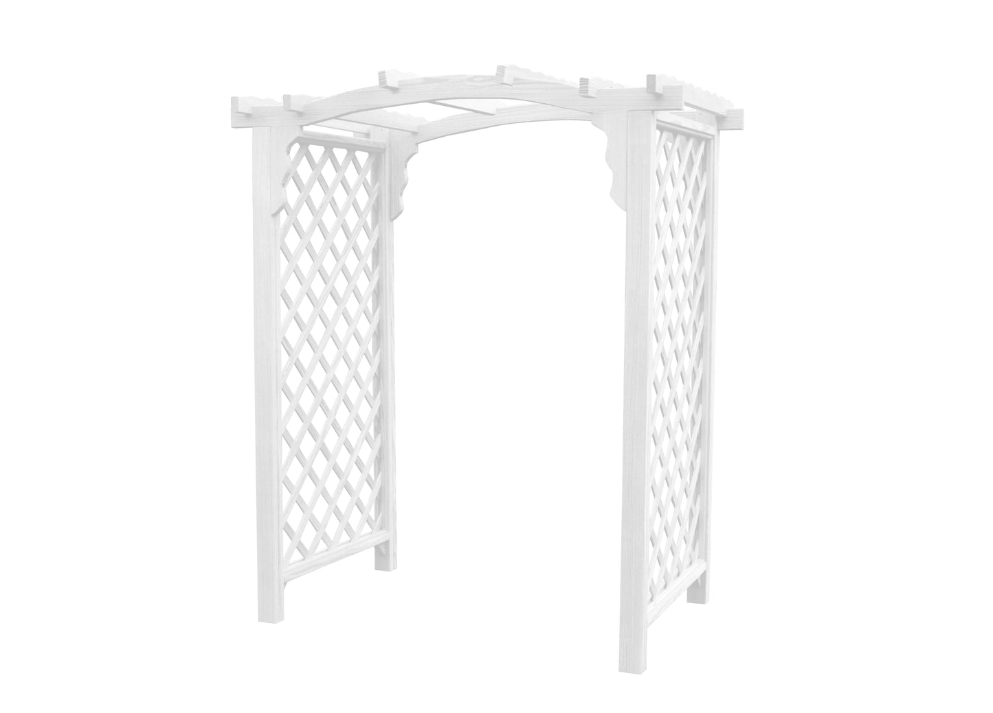 Backyard Crafts 4' Jamesport Pressure Treated Pine Arbor - LEAD TIME TO SHIP 10 BUSINESS DAYS