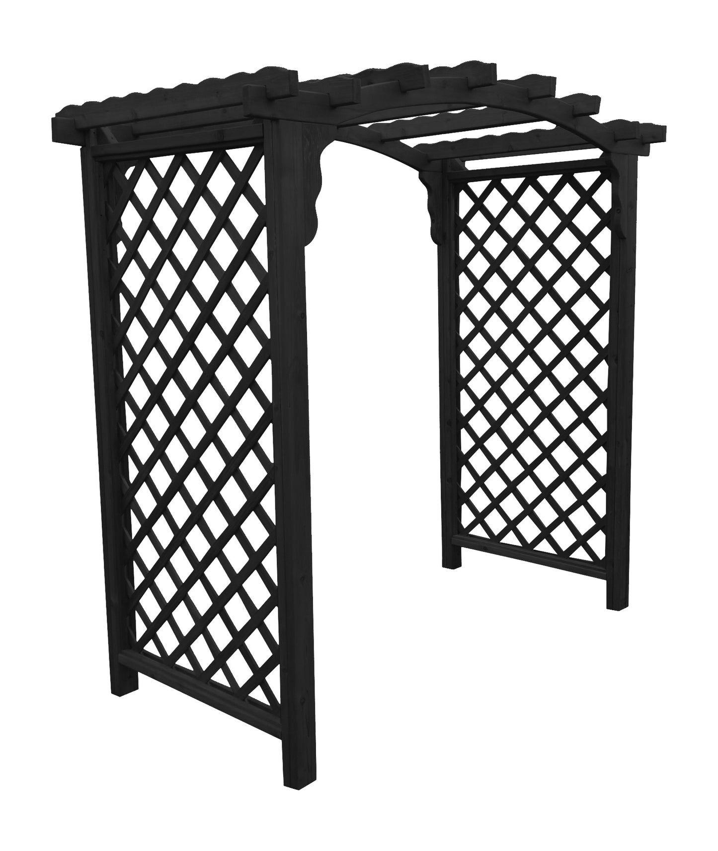 Backyard Crafts Western Red Cedar 6' Jamesport Arbor - LEAD TIME TO SHIP 2 WEEKS