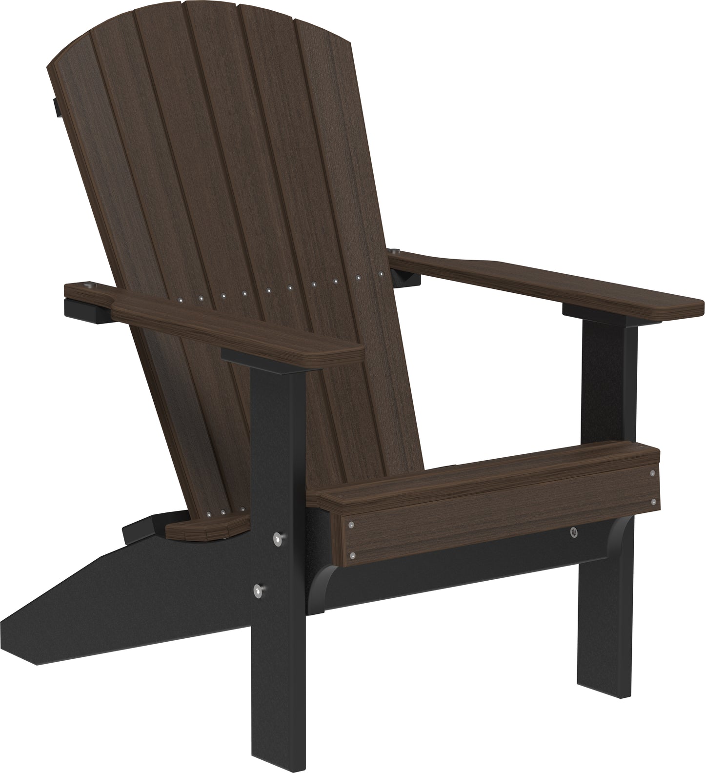 LuxCraft Recycled Plastic Lakeside Compact Portable Adirondack Chair - LEAD TIME TO SHIP 10 BUSINESS DAYS OR LESS