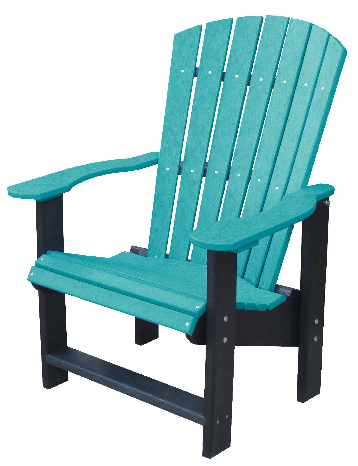 Wildridge LCC-112 Recycled Plastic Heritage Upright Adirondack Chair with Elevated Seat Height (QUICK SHIP) - LEAD TIME TO SHIP 3 TO 4 BUSINESS DAYS