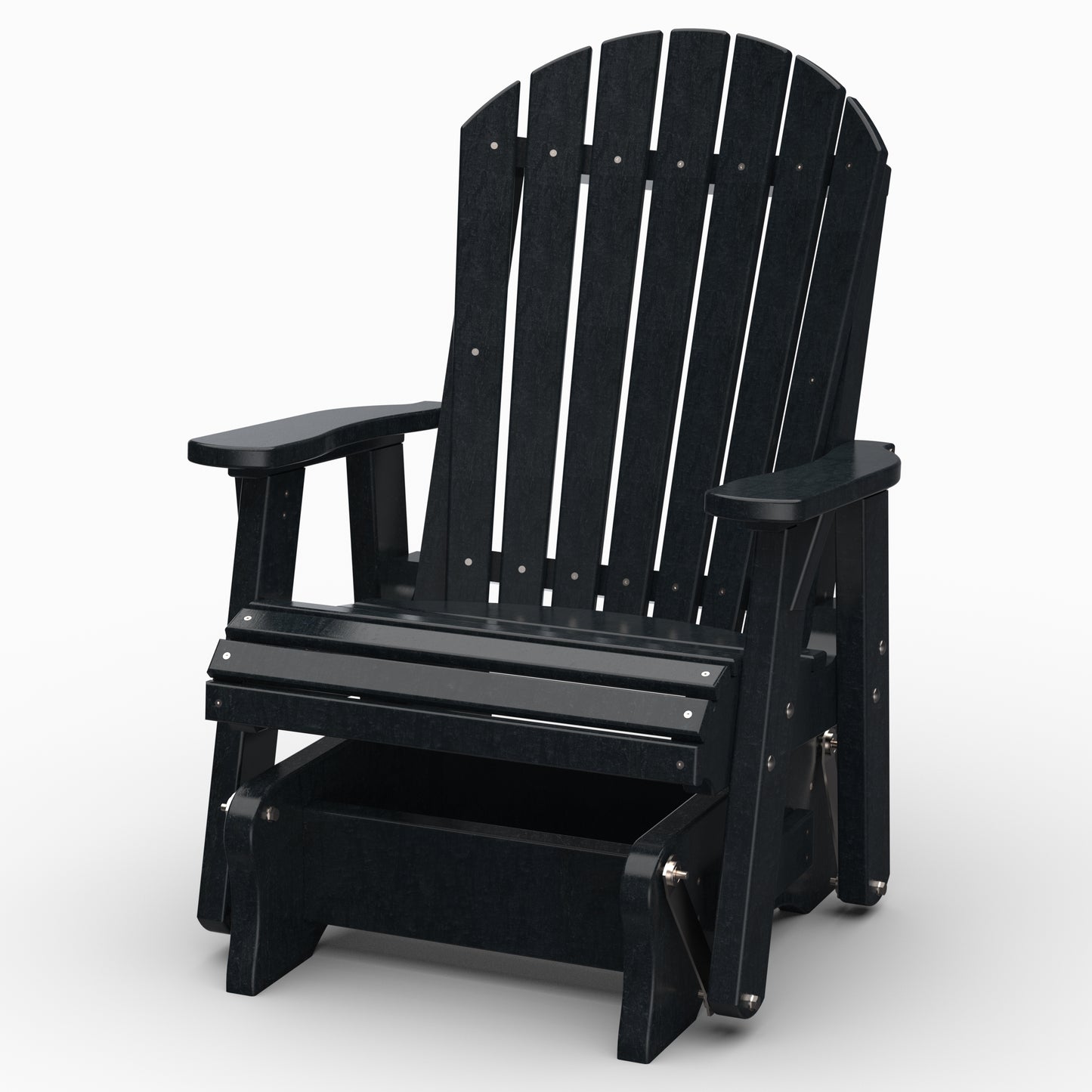 Wildridge Outdoor Recycled Plastic Heritage 2' Adirondack Glider (QUICK SHIP) - LEAD TIME TO SHIP 3 TO 4 BUSINESS DAYS