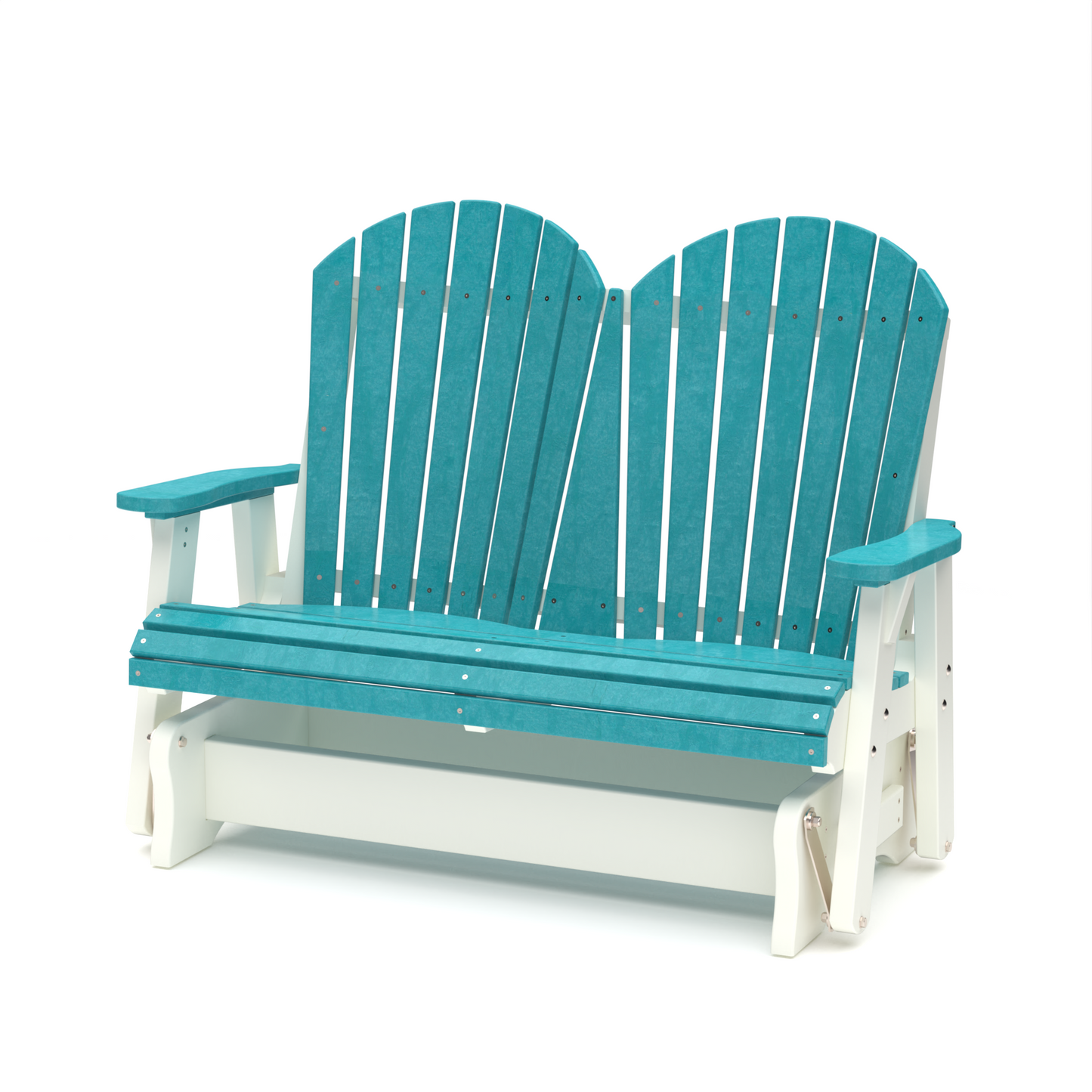 Wildridge Outdoor Recycled Plastic Heritage 4.6'Adirondack Glider (QUICK SHIP) - LEAD TIME TO SHIP 3 TO 4 BUSINESS DAYS