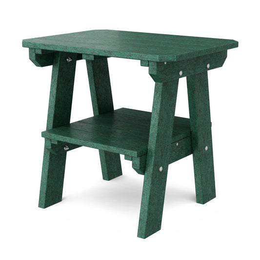 Wildridge Outdoor Recycled Plastic Heritage 2 Tier End Table - LEAD TIME TO SHIP 2 WEEKS OR LESS