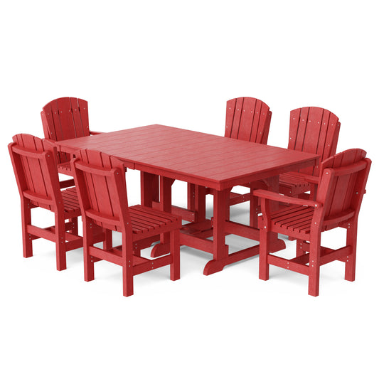 Wildridge Heritage 7-Piece 44”x72” Table Dining Set - LEAD TIME TO SHIP 2 WEEKS OR LESS