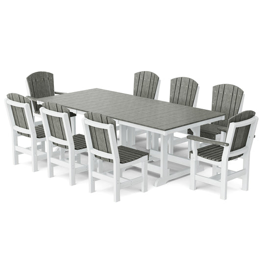 Wildridge Heritage 9-Piece 44"x94" Dining Set - LEAD TIME TO SHIP 2 WEEKS OR LESS
