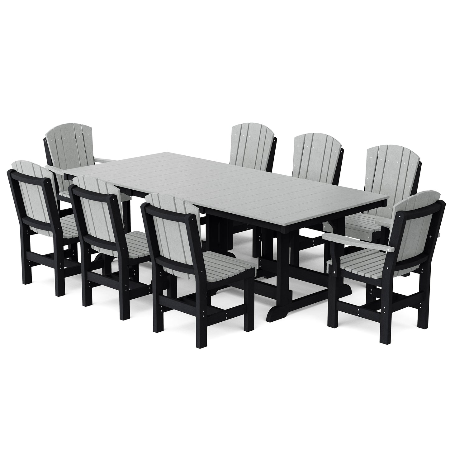 Wildridge Heritage 9-Piece 44"x94" Dining Set - LEAD TIME TO SHIP 3 WEEKS OR LESS