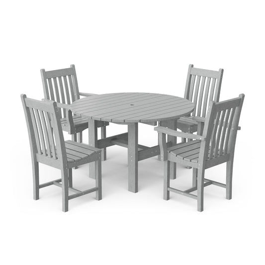 Wildridge Classic 5-Piece 46" Round Dining Set with Dining Chairs - LEAD TIME TO SHIP 2 WEEKS OR LESS