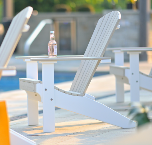 LuxCraft Recycled Plastic Lakeside Compact Portable Adirondack Chair  - LEAD TIME TO SHIP 7 BUSINESS DAYS OR LESS