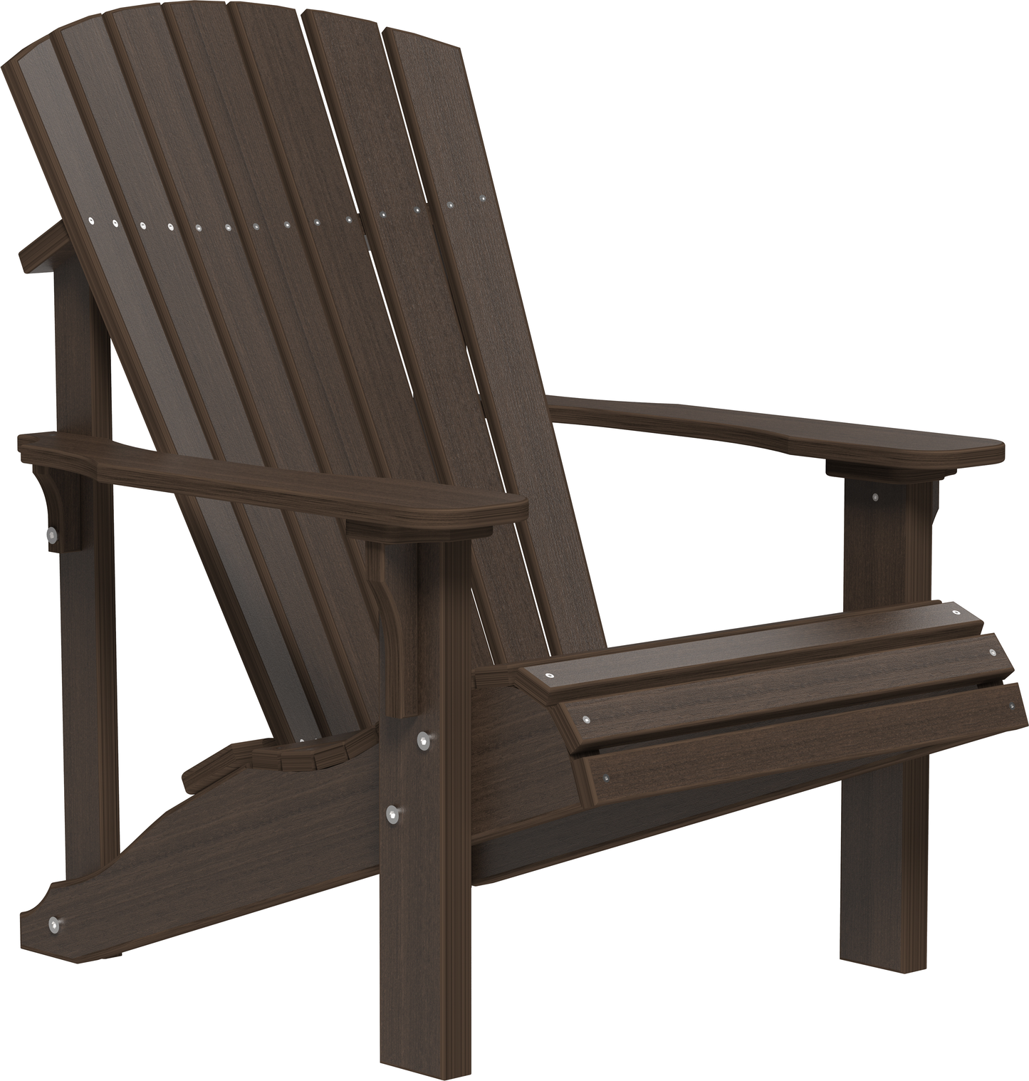 LuxCraft Recycled Plastic Deluxe Adirondack Chair - LEAD TIME TO SHIP 7 BUSINESS DAYS OR LESS