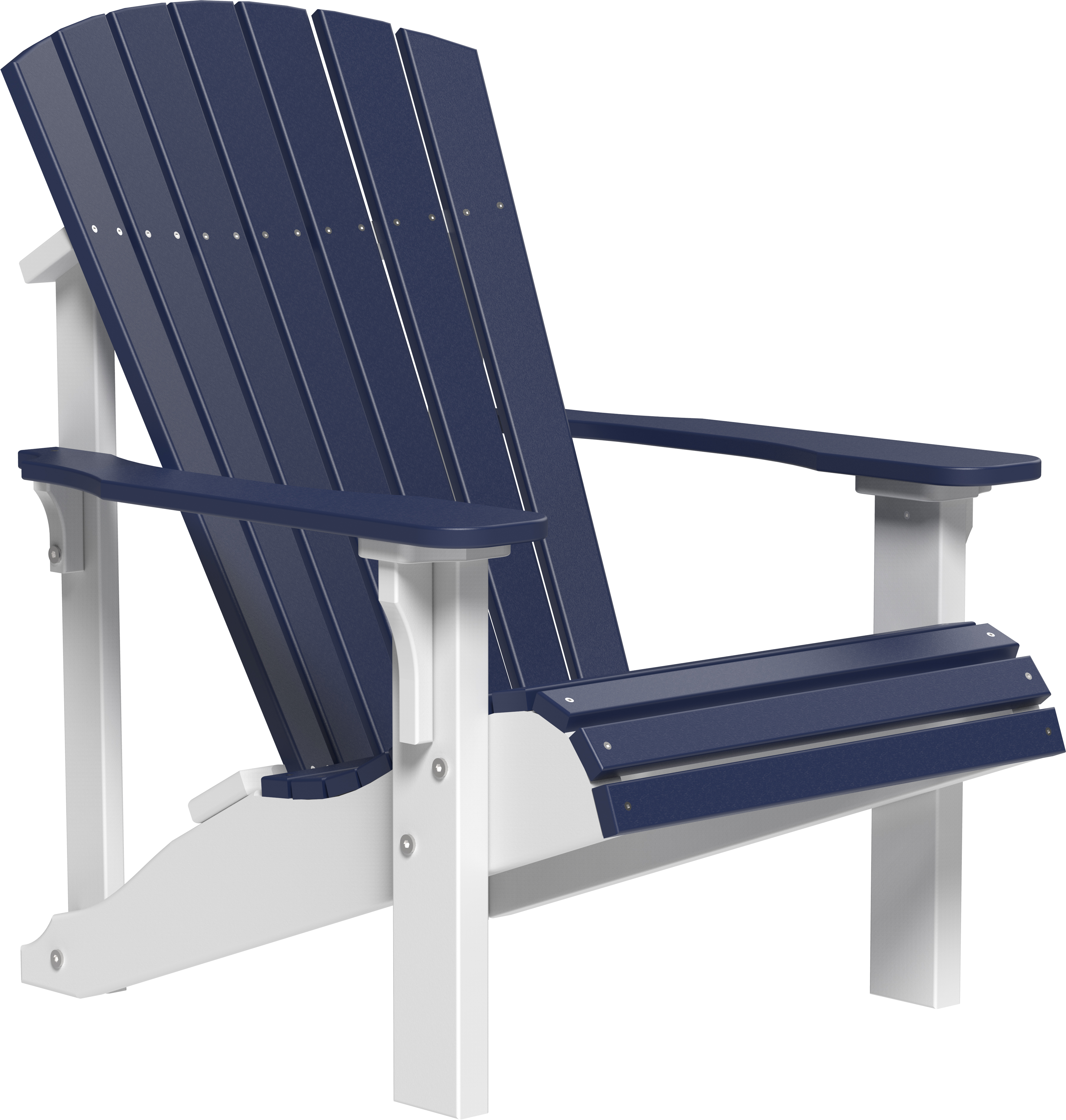 LuxCraft Adirondack Chair Recycled Plastic Deluxe Model – Rocking