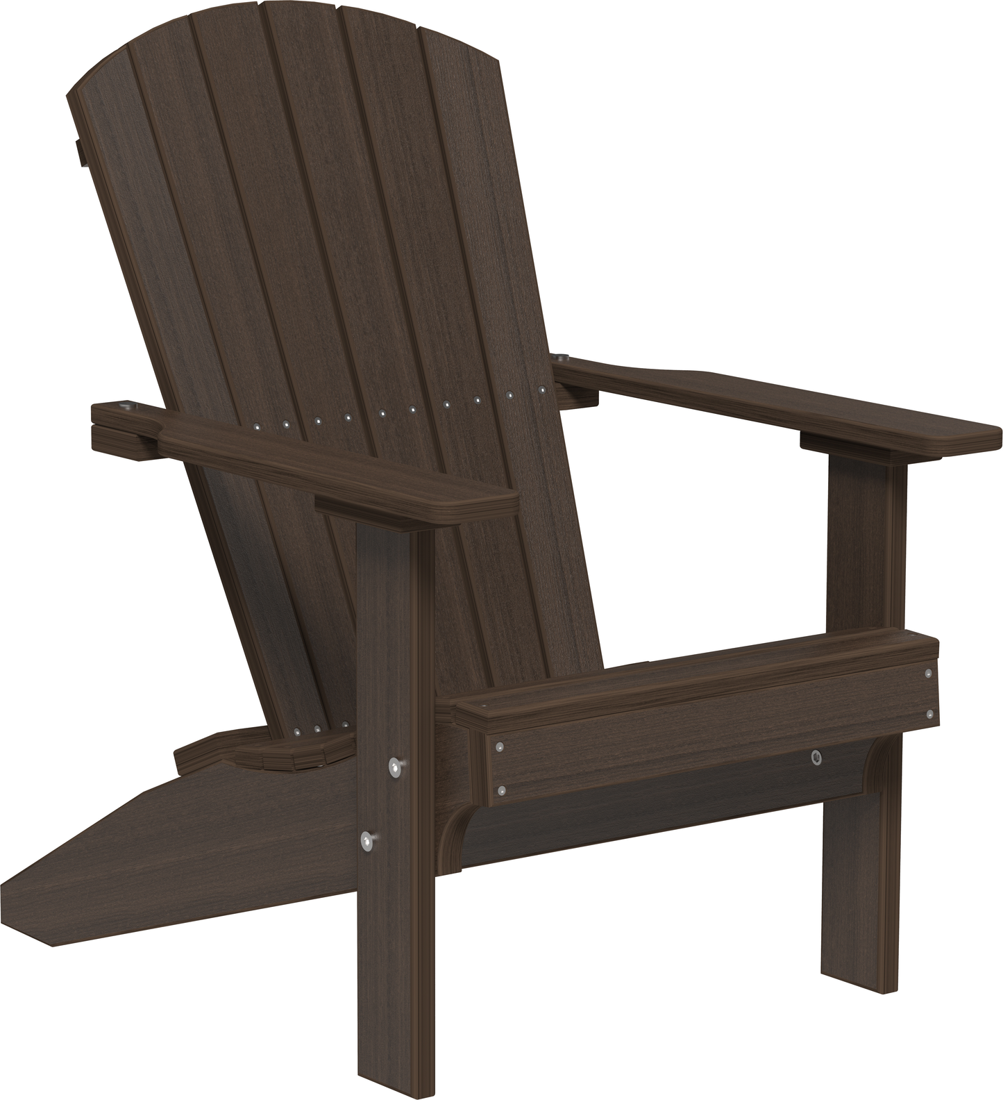 LuxCraft Recycled Plastic Lakeside Compact Portable Adirondack Chair - LEAD TIME TO SHIP 7 BUSINESS DAYS OR LESS