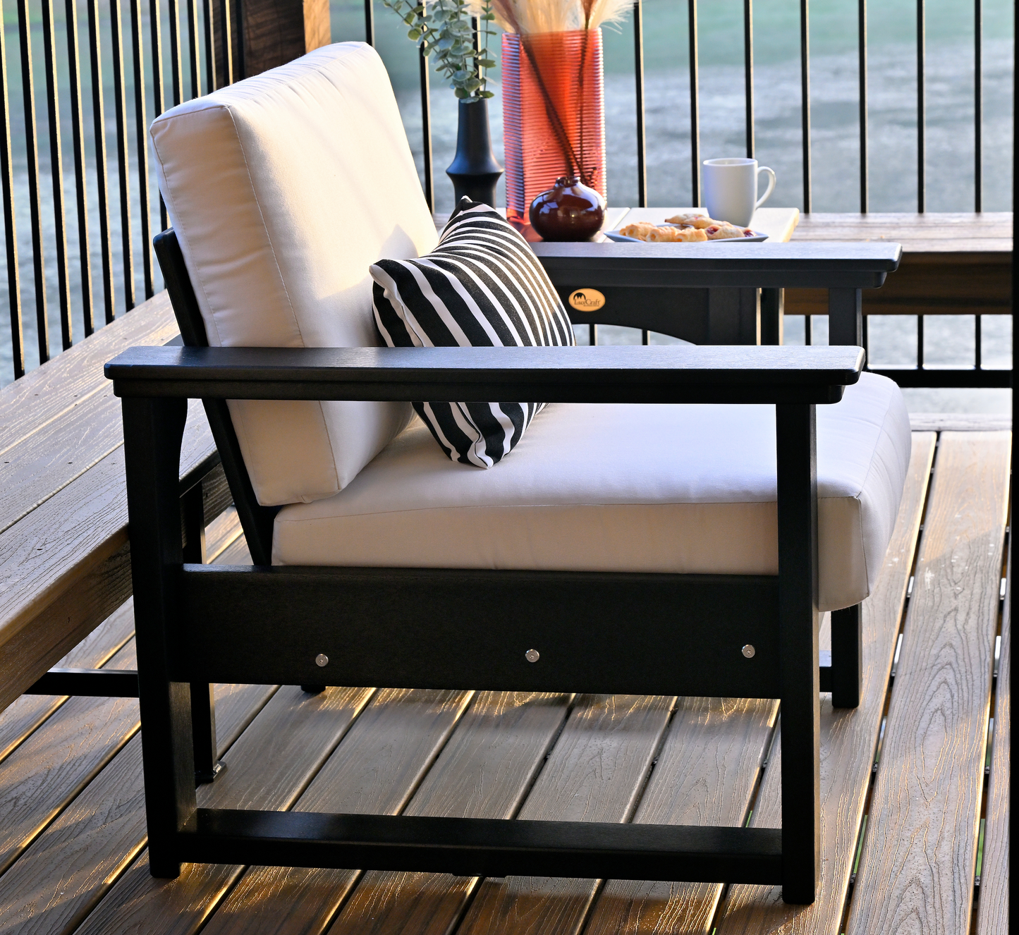 LuxCraft Recycled Plastic Lanai Deep Seating Chair - LEAD TIME TO SHIP 3 TO 4 WEEKS