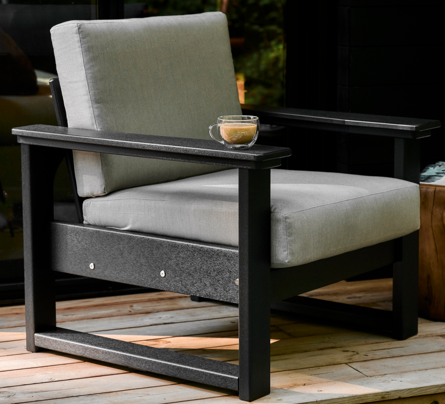 LuxCraft Recycled Plastic Lanai Deep Seating Chair - LEAD TIME TO SHIP 3 TO 4 WEEKS