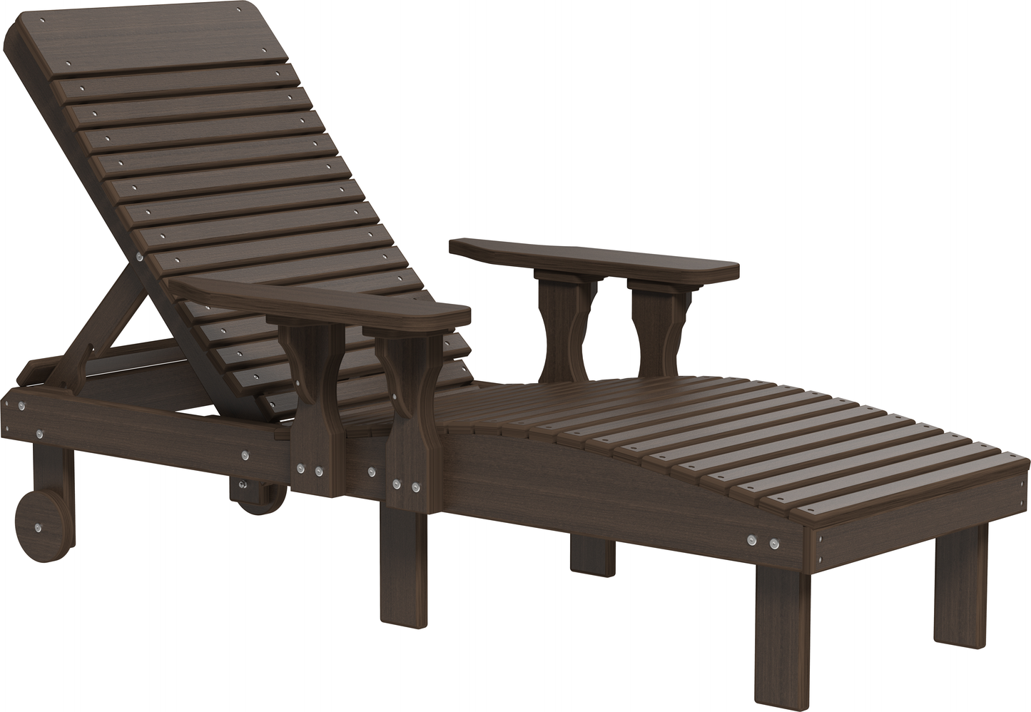 LuxCraft Recycled Plastic Lounge Chair - LEAD TIME TO SHIP 7 BUSINESS DAYS OR LESS