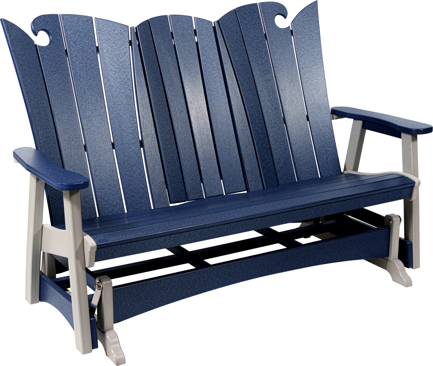 Beaver Dam Outdoor OceanWavz Triple Glider W/ Flip Down Center Console - LEAD TIME TO SHIP 8 WEEKS OR LESS