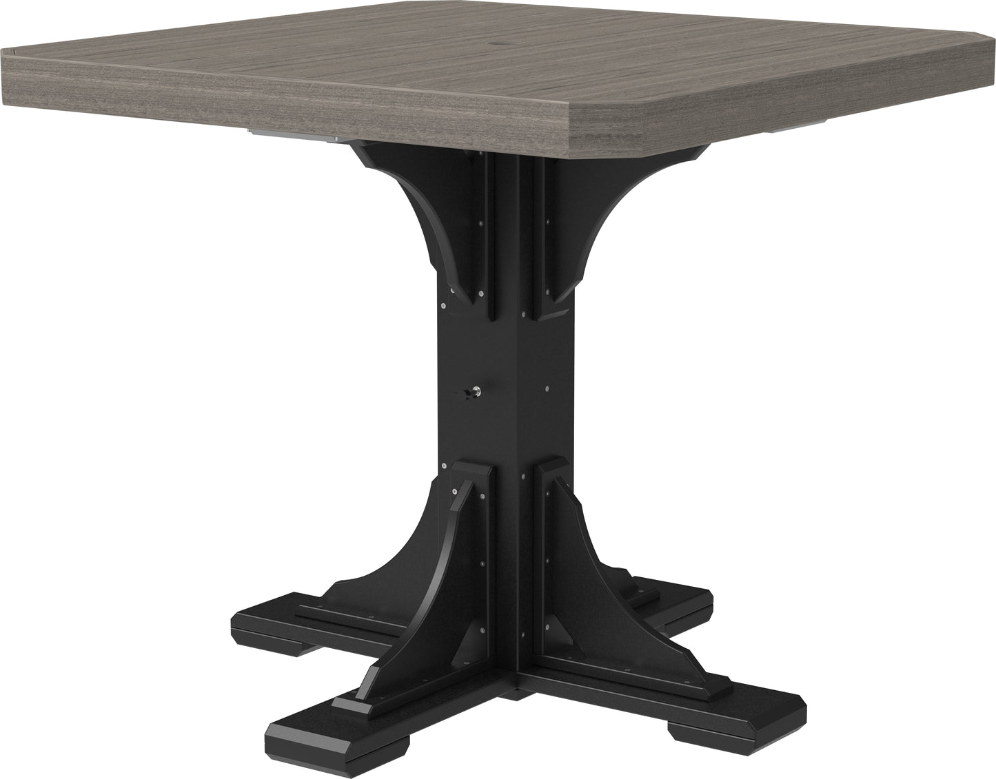 LuxCraft Recycled Plastic 41" Square Table (COUNTER HEIGHT) - LEAD TIME TO SHIP 3 TO 4 WEEKS
