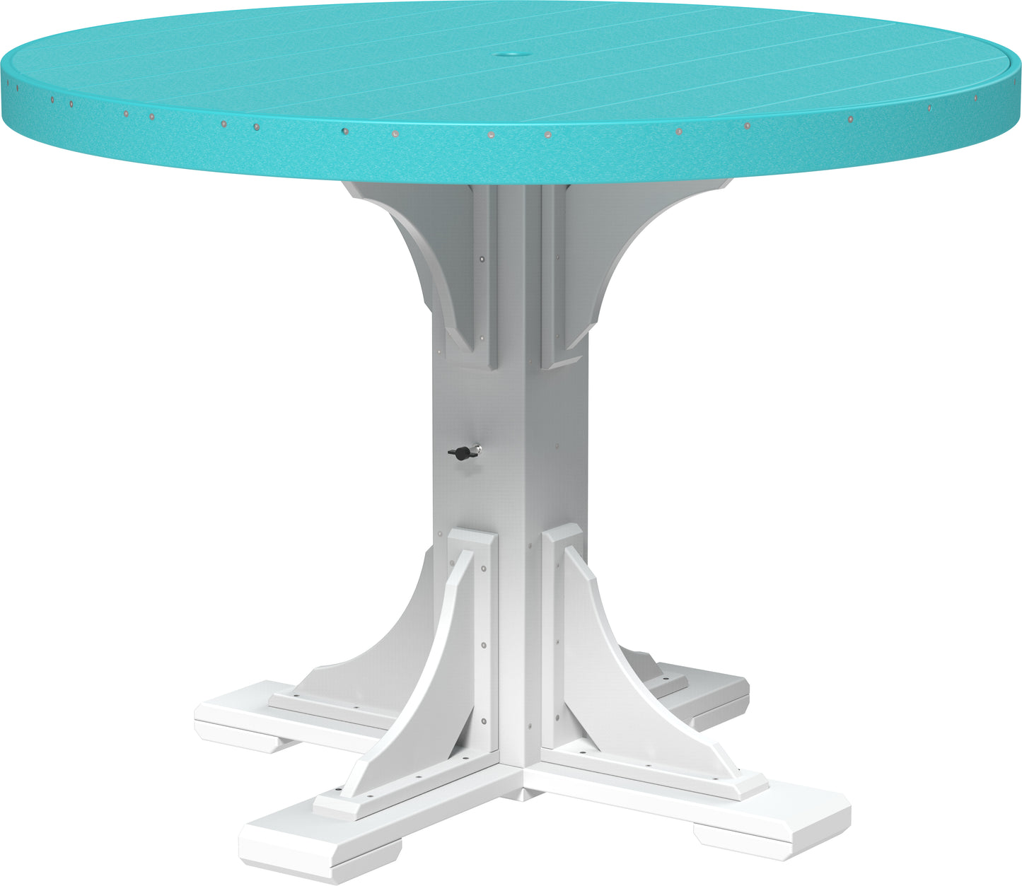 LuxCraft Recycled Plastic 4' Round Table (COUNTER HEIGHT) - LEAD TIME TO SHIP 3 TO 4 WEEKS