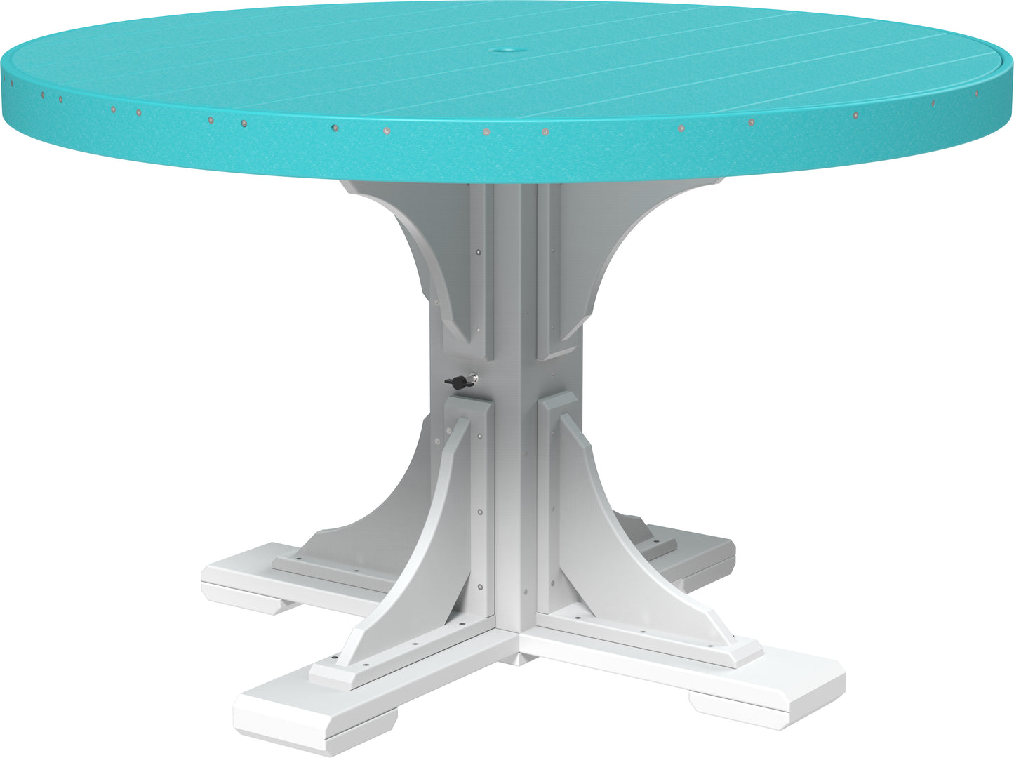 Luxcraft Recycled Plastic 4' Round Table (DINING HEIGHT) - LEAD TIME TO SHIP 3 TO 4 WEEKS