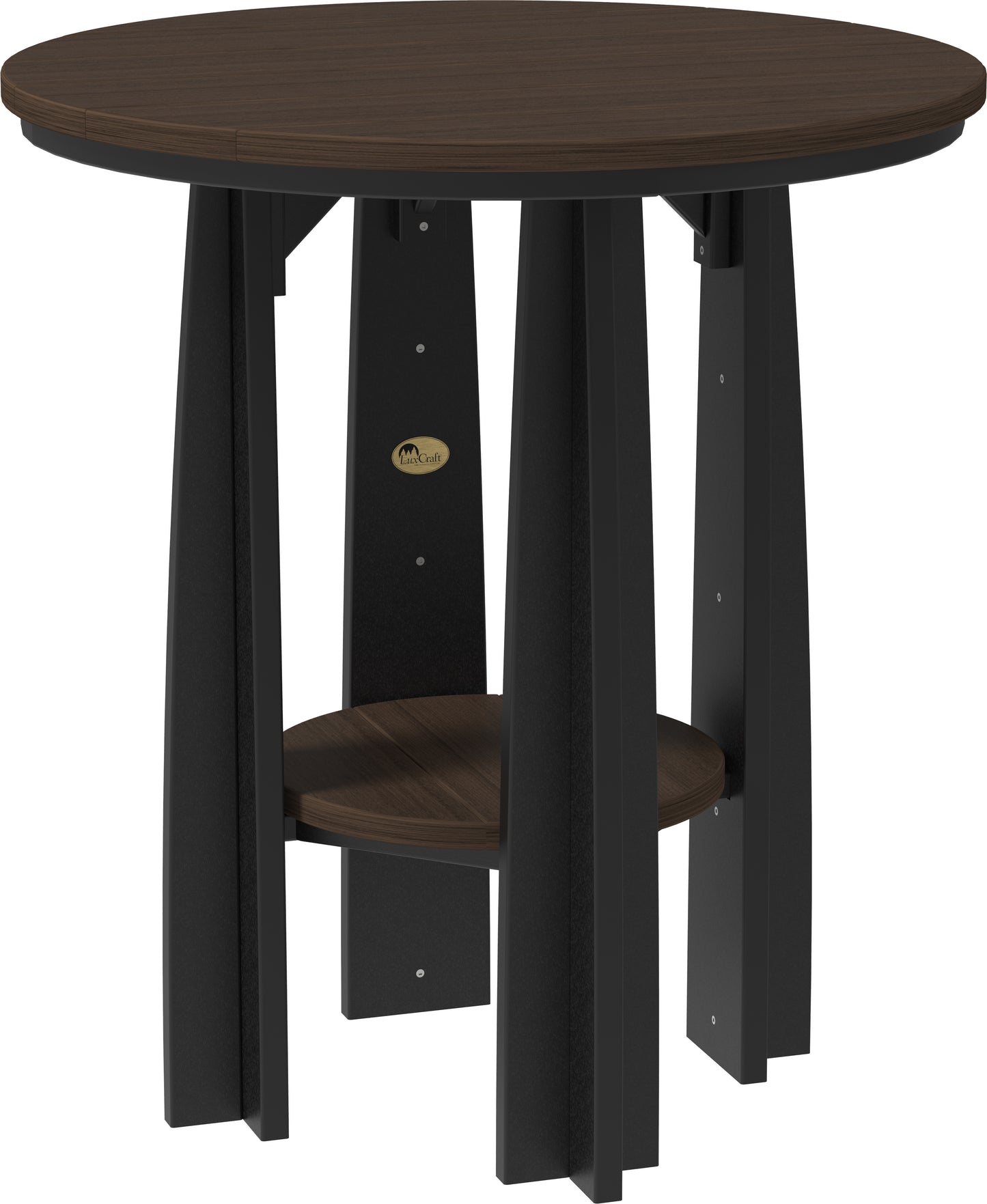 LuxCraft Recycled Plastic Counter Height 36" Balcony Table - LEAD TIME TO SHIP 10 BUSINESS DAYS OR LESS