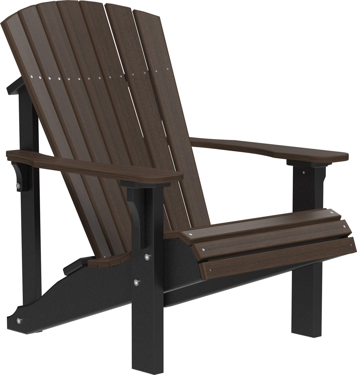 LuxCraft Recycled Plastic Deluxe Adirondack Chair - LEAD TIME TO SHIP 7 BUSINESS DAYS OR LESS