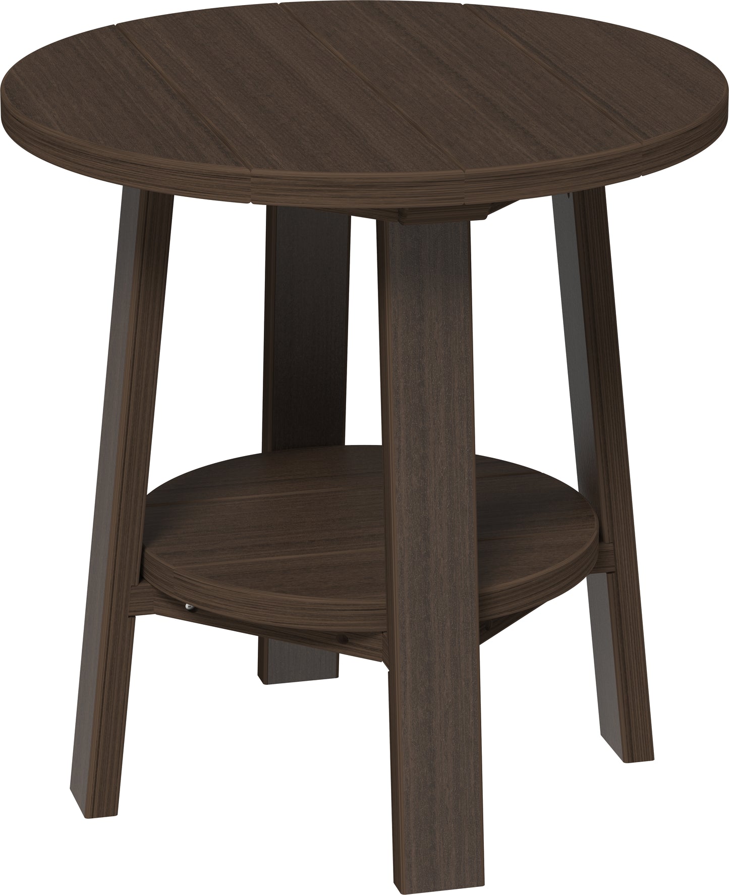 LuxCraft Recycled Plastic 21.5" Deluxe End Table - LEAD TIME TO SHIP 7 BUSINESS DAYS OR LESS