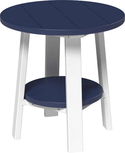 LuxCraft Recycled Plastic 21.5" Deluxe End Table - LEAD TIME TO SHIP 7 BUSINESS DAYS OR LESS