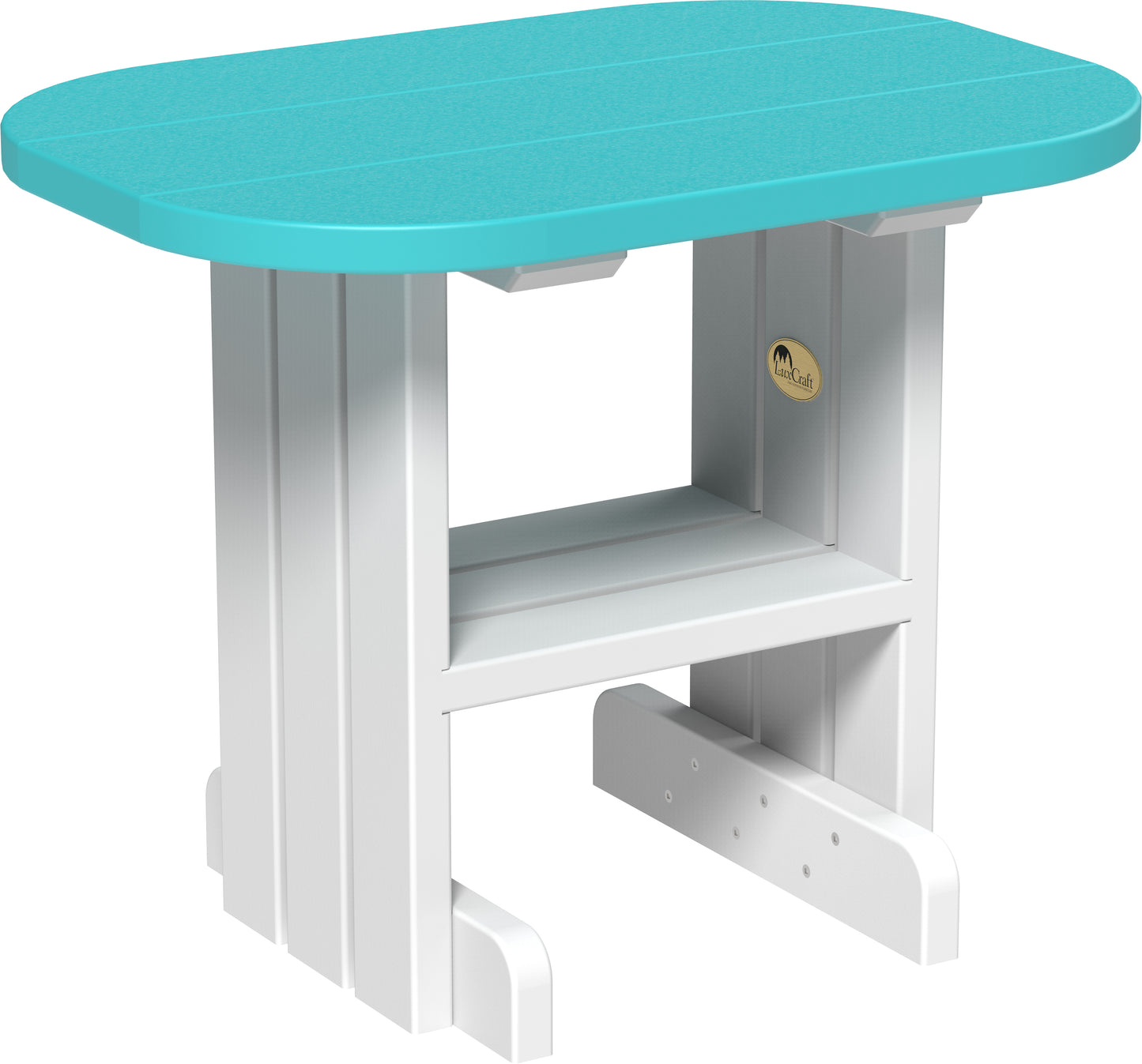 LuxCraft Recycled Plastic End Table  - LEAD TIME TO SHIP 10 to 12 BUSINESS DAYS