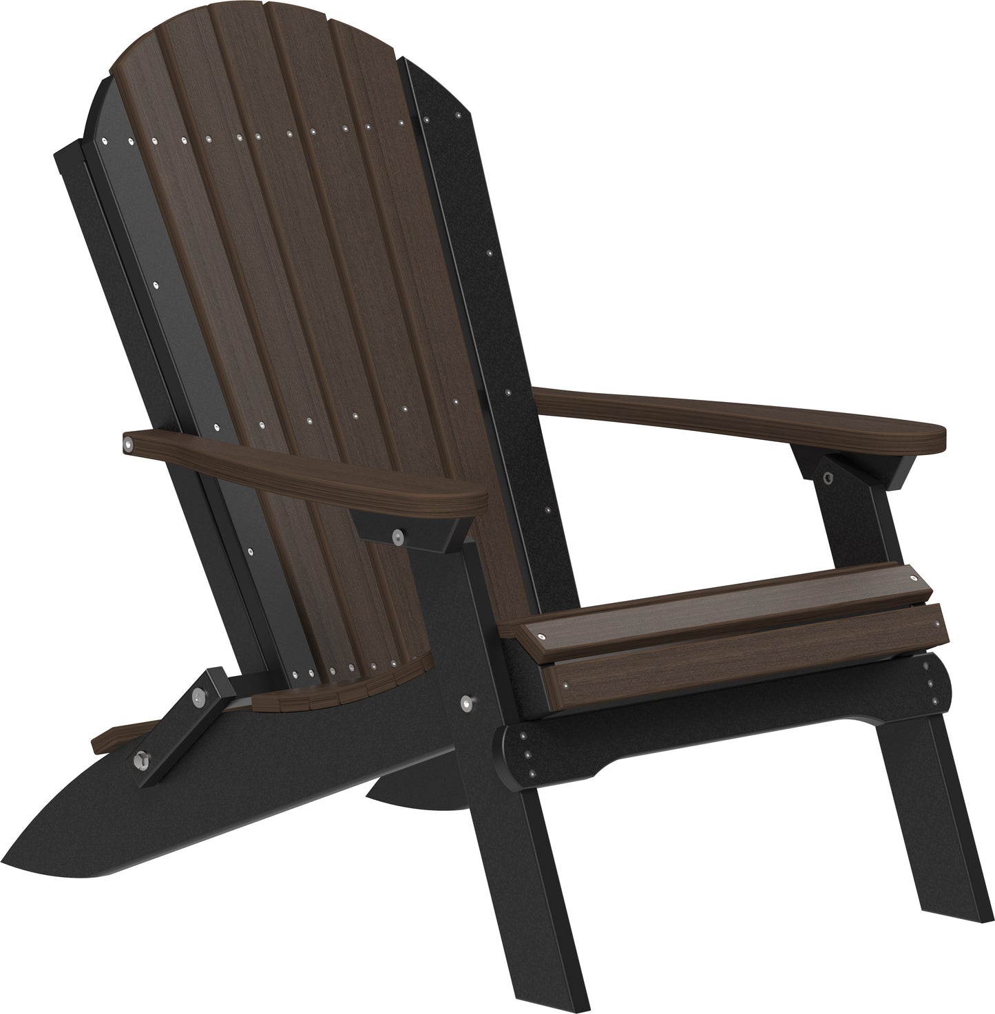 LuxCraft Recycled Plastic Folding Adirondack Chair - LEAD TIME TO SHIP 10 BUSINESS DAYS OR LESS