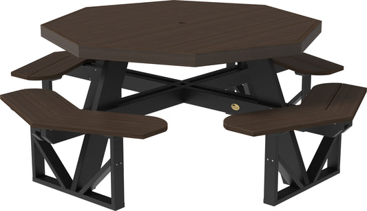 LuxCraft Recycled Plastic Octagon Picnic Table - LEAD TIME TO SHIP 3 TO 4 WEEKS