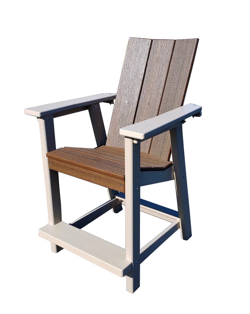 Perfect Choice Furniture Recycled Plastic Stanton Counter Height Arm Chair - LEAD TIME TO SHIP 4 WEEKS OR LESS