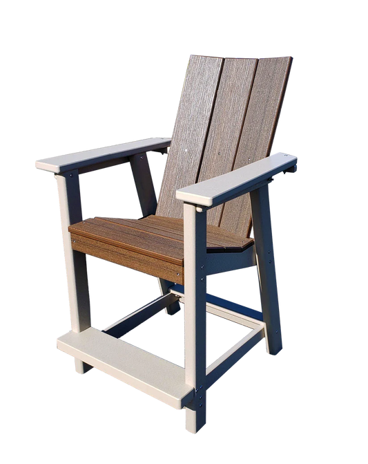 Perfect Choice Furniture Recycled Plastic Stanton Counter Height Arm Chair - LEAD TIME TO SHIP 4 WEEKS OR LESS