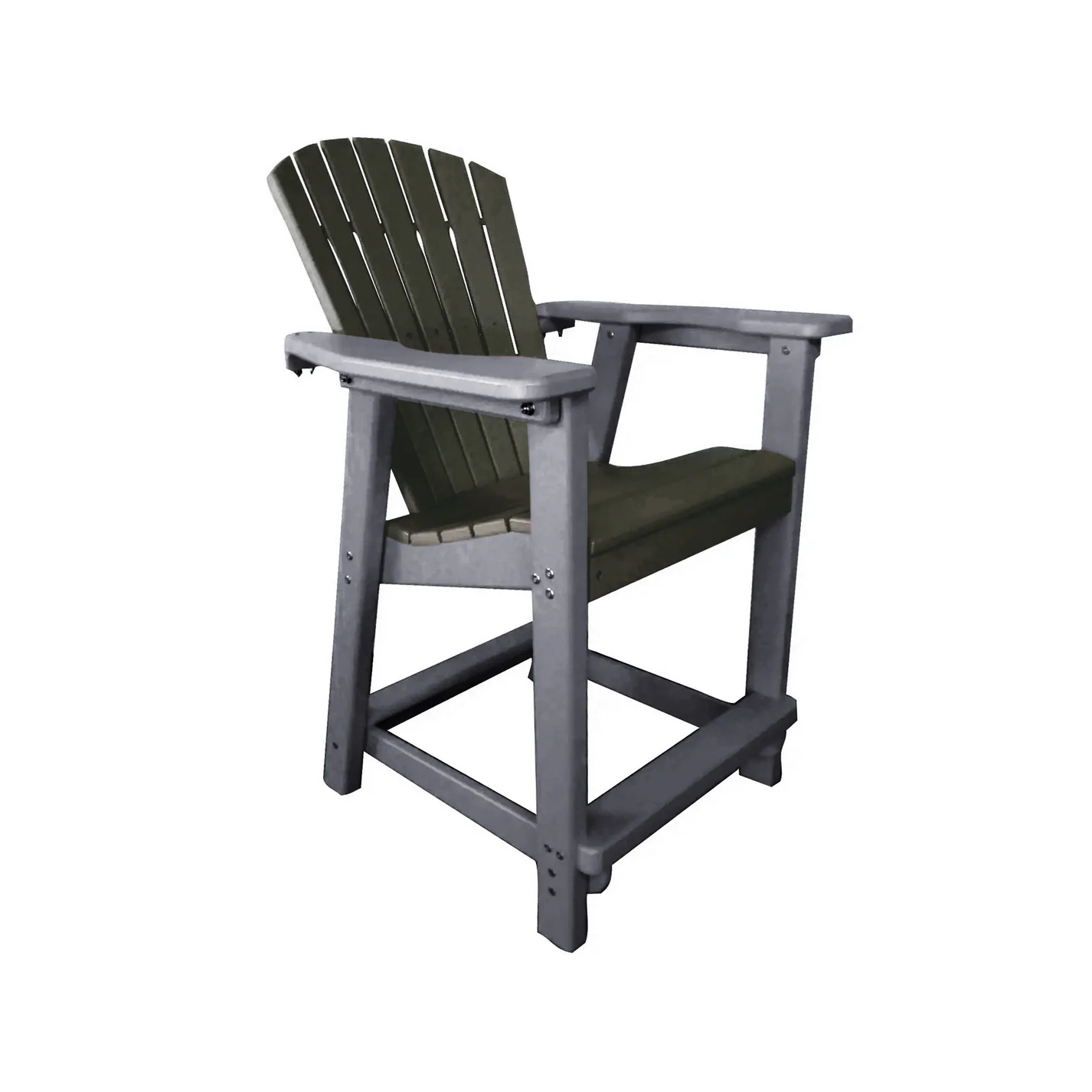 Perfect Choice Recycled Plastic Classic Counter Height Arm Chair (COUNTER HEIGHT) - LEAD TIME TO SHIP 4 WEEKS OR LESS