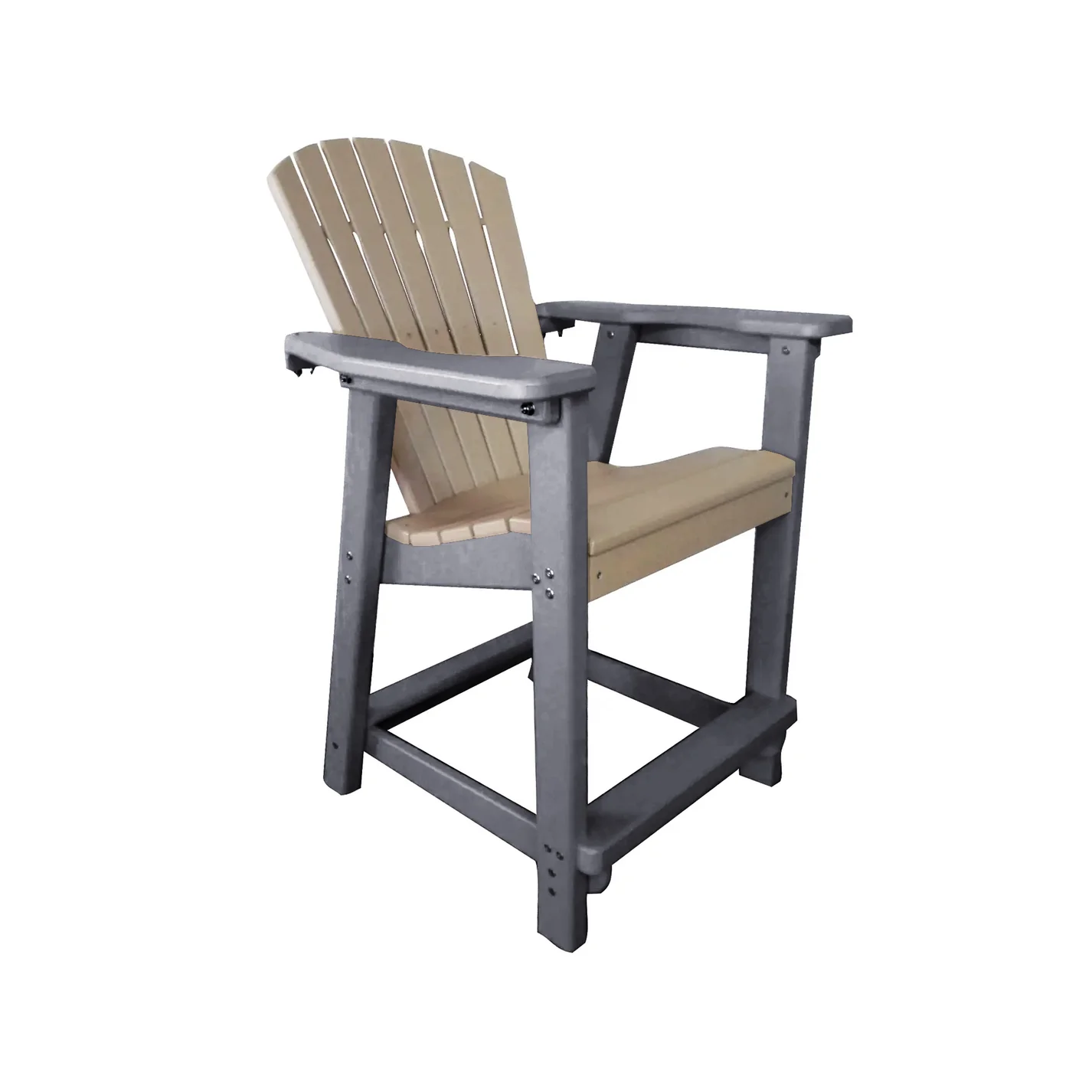 Perfect Choice Recycled Plastic Classic Counter Height Arm Chair (COUNTER HEIGHT) - LEAD TIME TO SHIP 4 WEEKS OR LESS