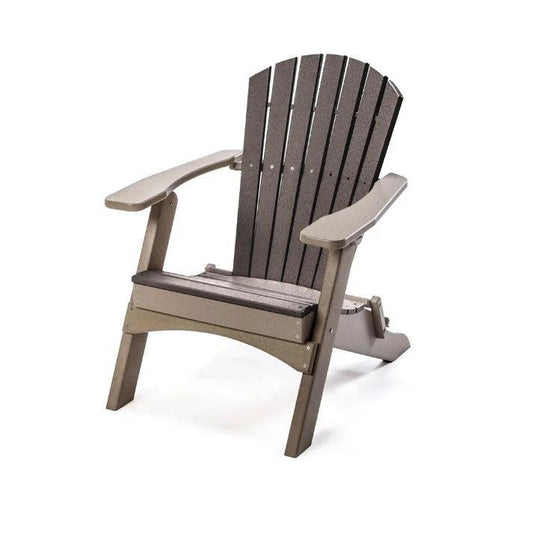 Perfect Choice Recycled Plastic Classic Folding Adirondack Chair - LEAD TIME TO SHIP 4 WEEKS OR LESS