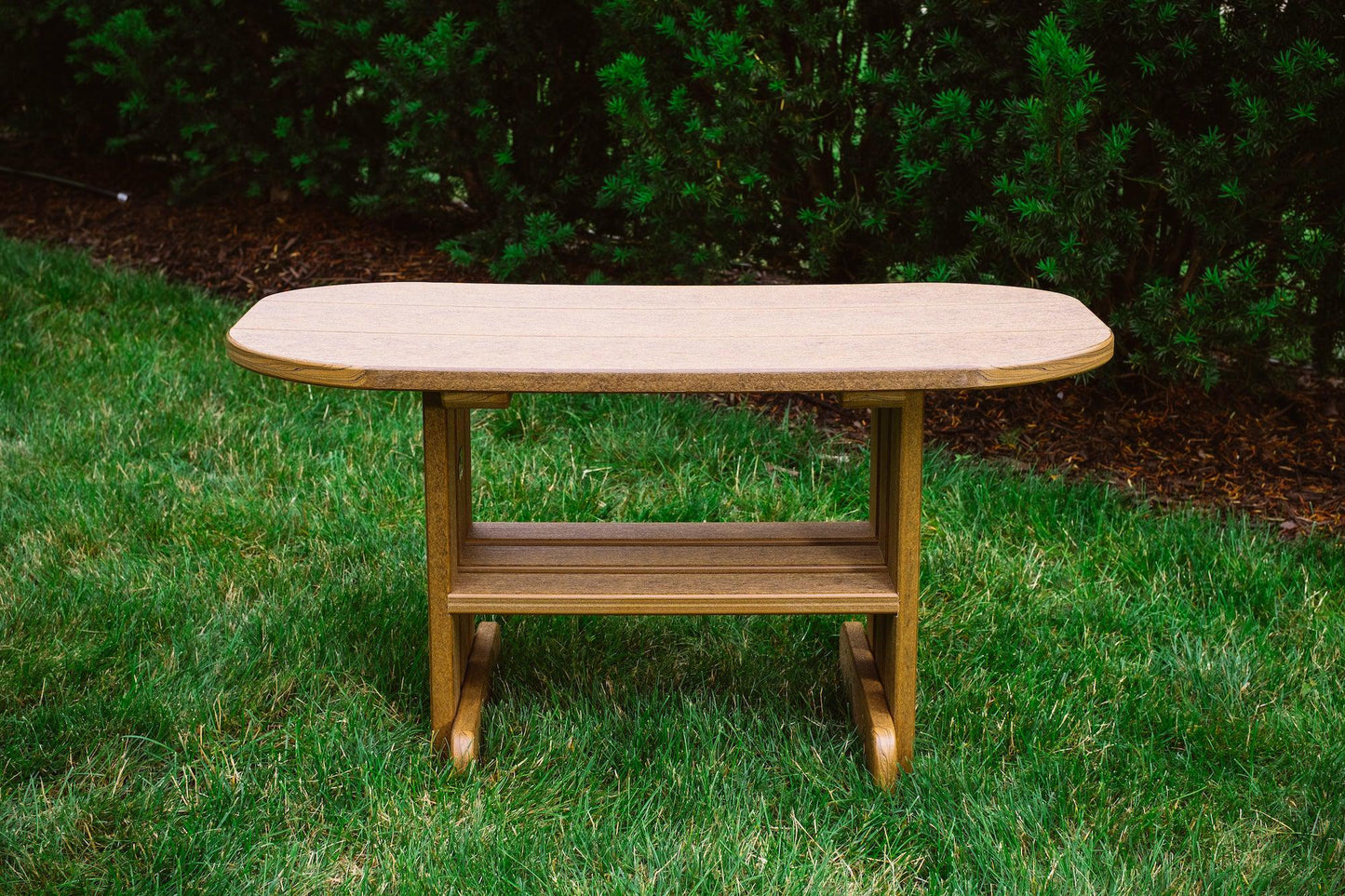 LuxCraft Recycled Plastic Coffee Table  - LEAD TIME TO SHIP 7 BUSINESS DAYS OR LESS