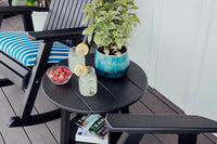 luxcraft recycled plastic deluxe end table black set