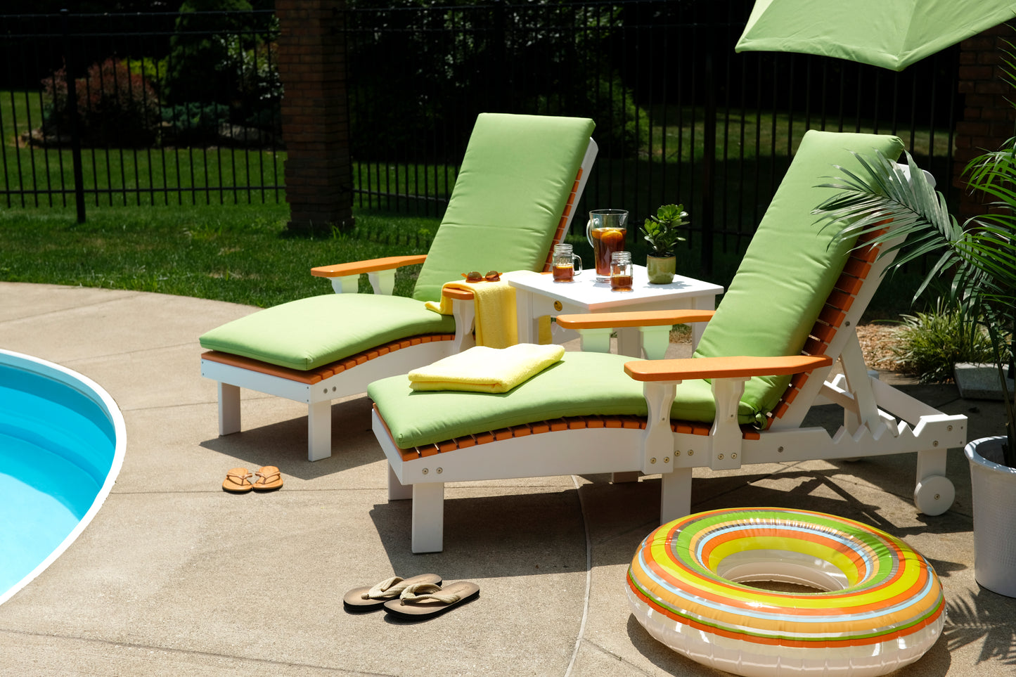 LuxCraft Recycled Plastic Lounge Chair  - LEAD TIME TO SHIP 10 to 12 BUSINESS DAYS