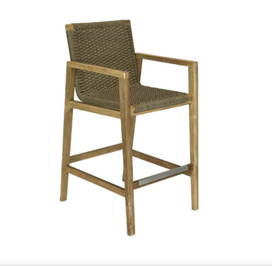 Royal Teak Collection Admiral Bar Chair - SHIPS WITHIN 1 TO 2 BUSINESS DAYS