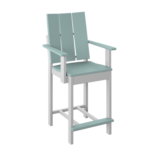 Polybird P9-C Modern Dining Chair (COUNTER HEIGHT) - LEAD TIME TO SHIP 5 BUSINESS DAYS OR LESS