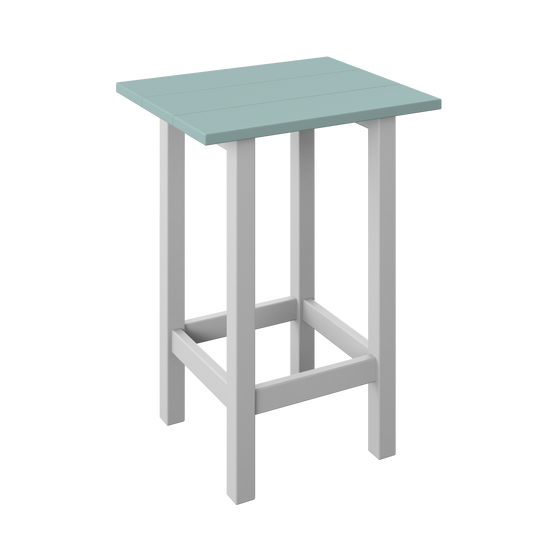 Polybird P65 Modern Balcony End Table (PAIRS WITH COUNTER HEIGHT CHAIRS) - LEAD TIME TO SHIP 7 BUSINESS DAYS OR LESS