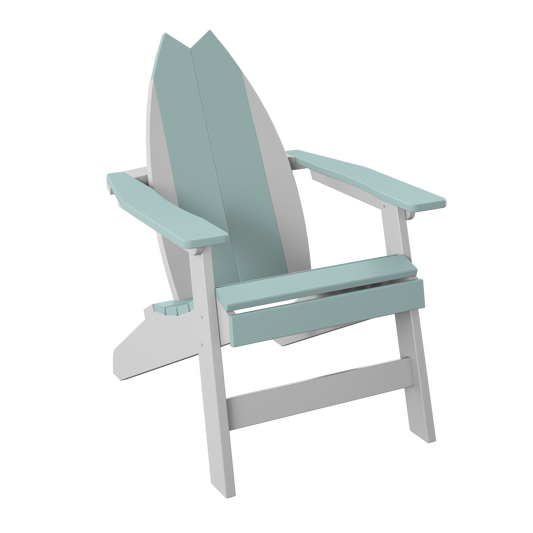 Polybird P80 Surfboard-Tail Adirondack Chair - LEAD TIME TO SHIP 5 BUSINESS DAYS OR LESS